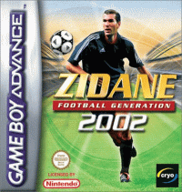 Zidane: Football Generation 2002 PAL GameBoy Advance  box art